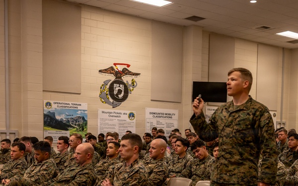 MTX 2-26: Charlie Company, 1st Battalion, 2nd Marine Regiment pre-environmental class