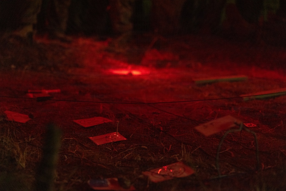 Task Force Ashland Marines Observe Terrain Model During Exercise Cobra Gold 26