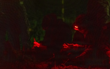 Task Force Ashland Marines Observe Terrain Model During Exercise Cobra Gold 26