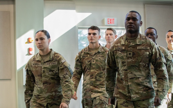 201st Regional Support Group Soldiers Walk In