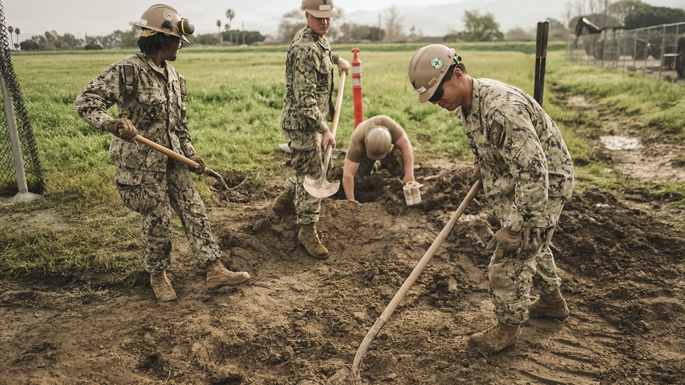 NAVFAC Southwest Collaborates with NMCB-5 for Point Mugu Airfield Security Enclave Project
