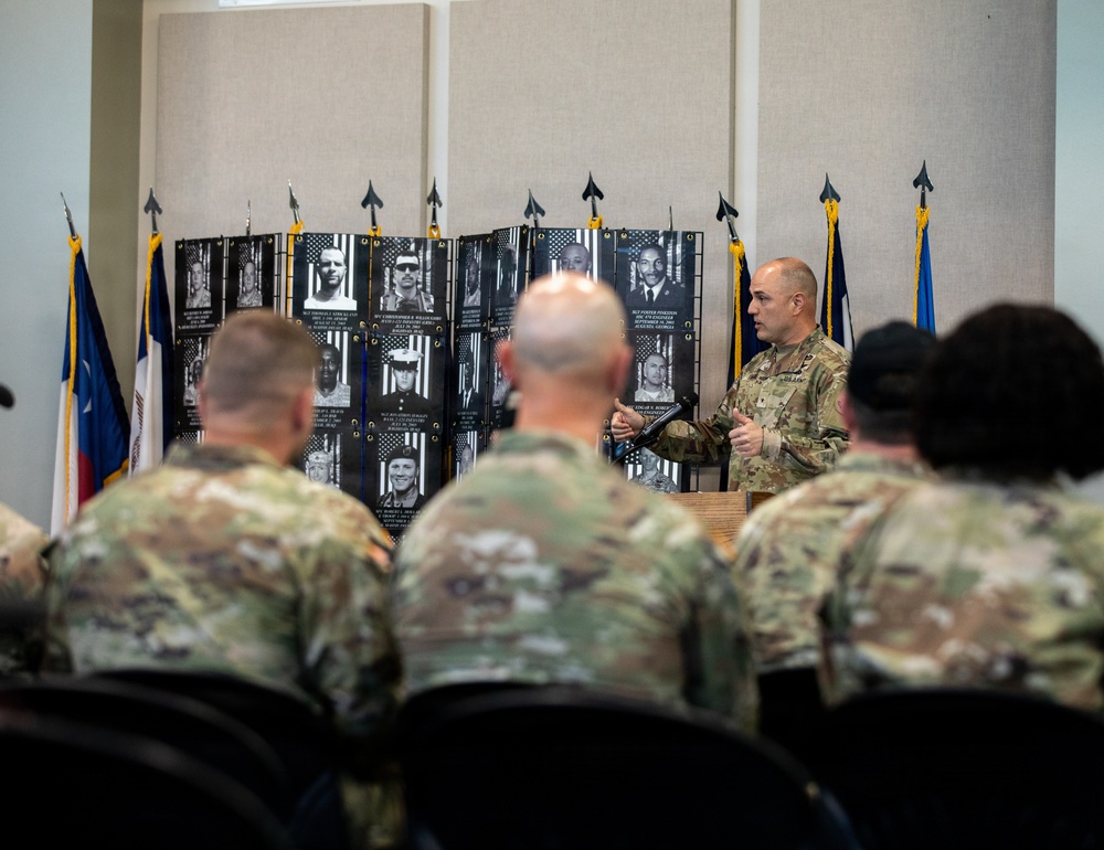 Brig. Gen. Fryman Addresses Competitors