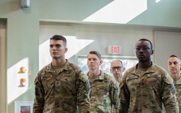 648th Maneuver Enhancement Brigade Soldiers Walk In