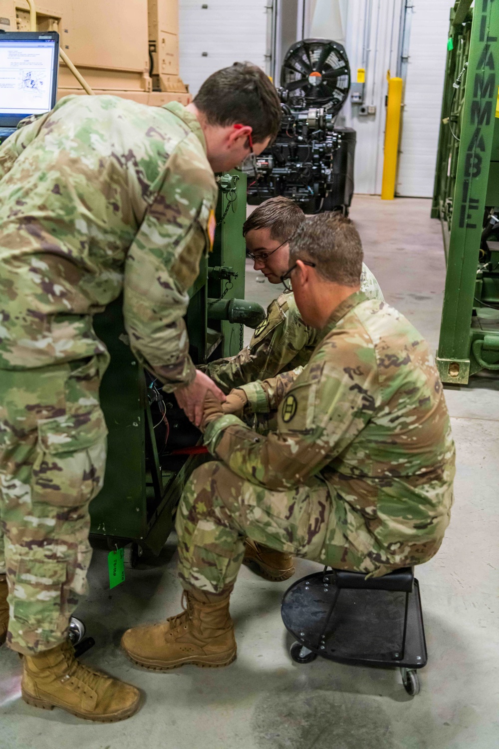 91J10 Quartermaster and Chemical Equipment Repairer Course at Fort McCoy