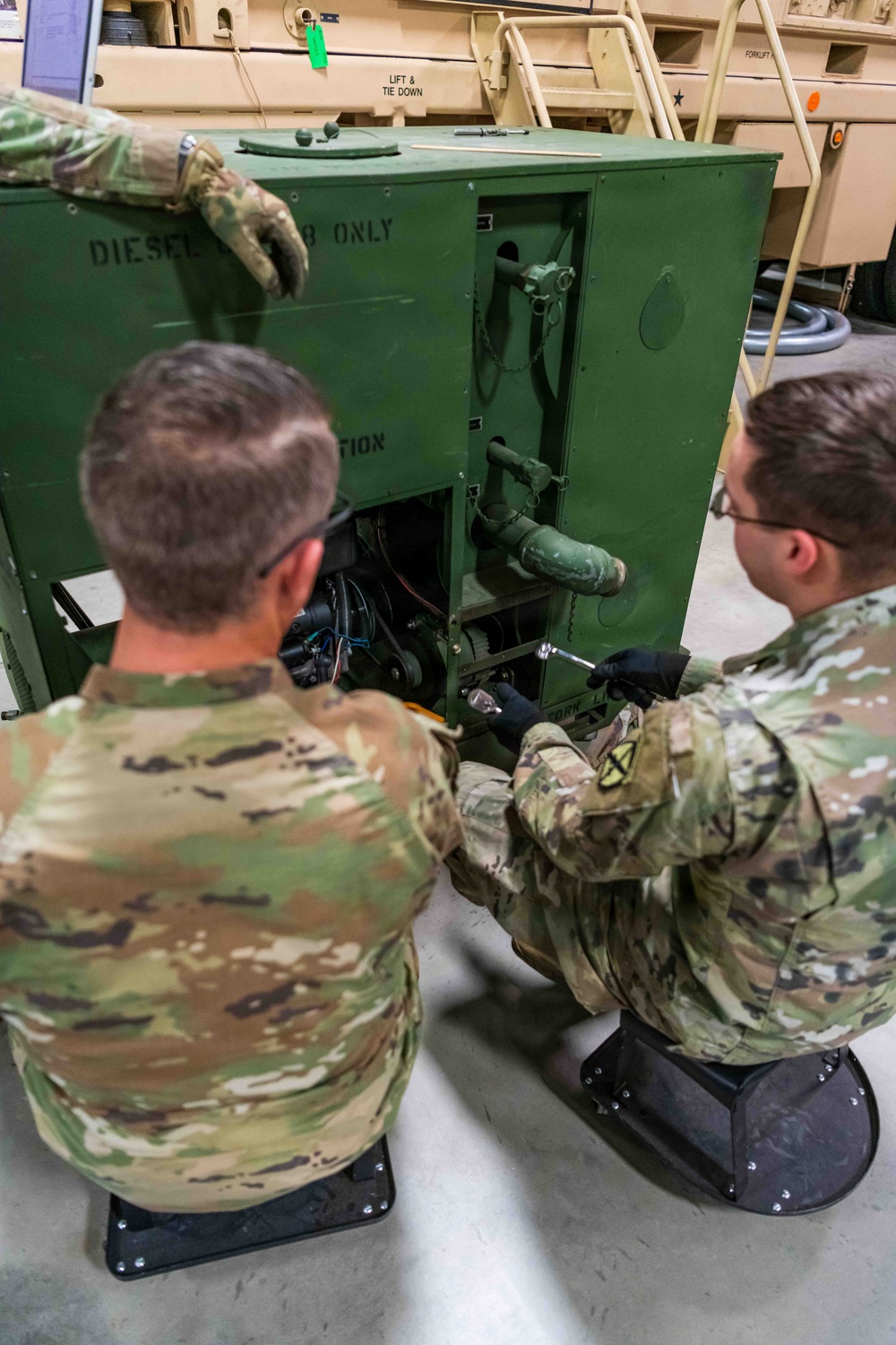 91J10 Quartermaster and Chemical Equipment Repairer Course at Fort McCoy