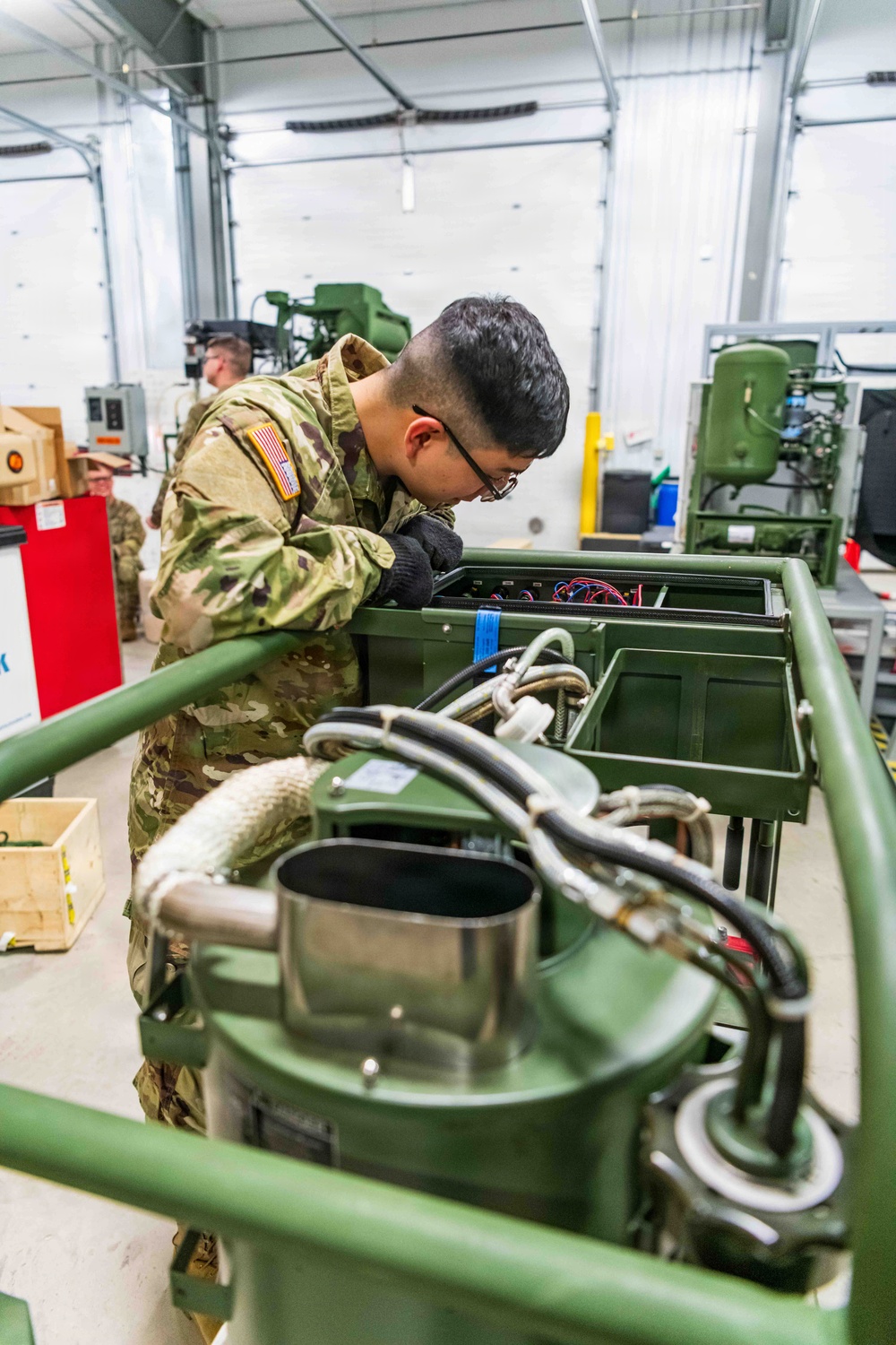 91J10 Quartermaster and Chemical Equipment Repairer Course at Fort McCoy