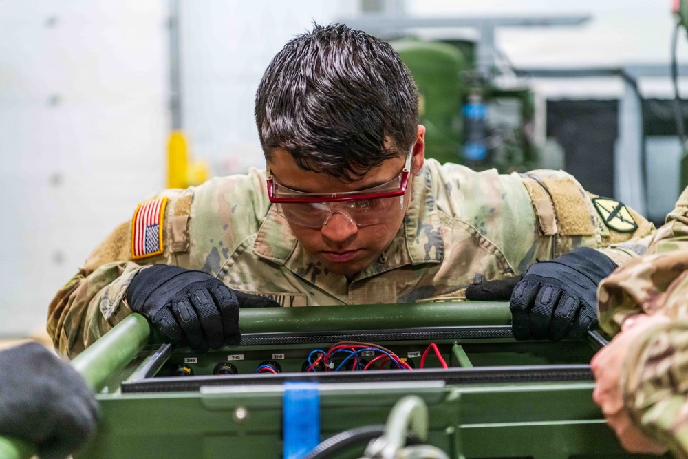 91J10 Quartermaster and Chemical Equipment Repairer Course at Fort McCoy