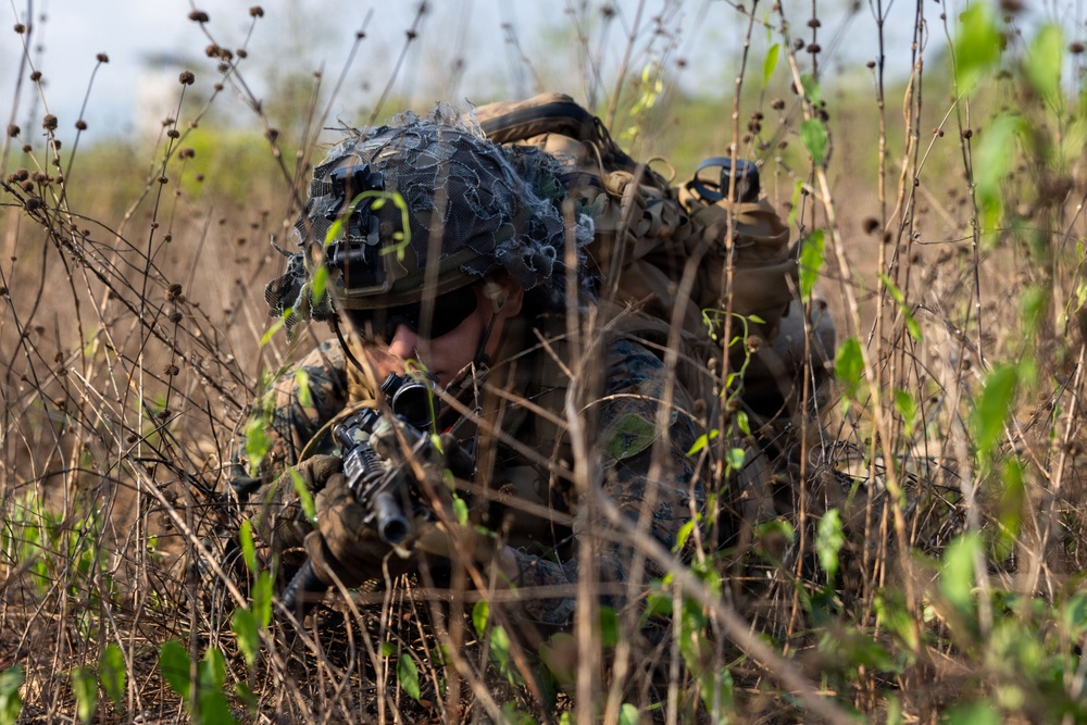 Task Force Ashland Marines Conduct Combined Arms Live Fire Exercise Rehearsal During Exercise Cobra Gold 26
