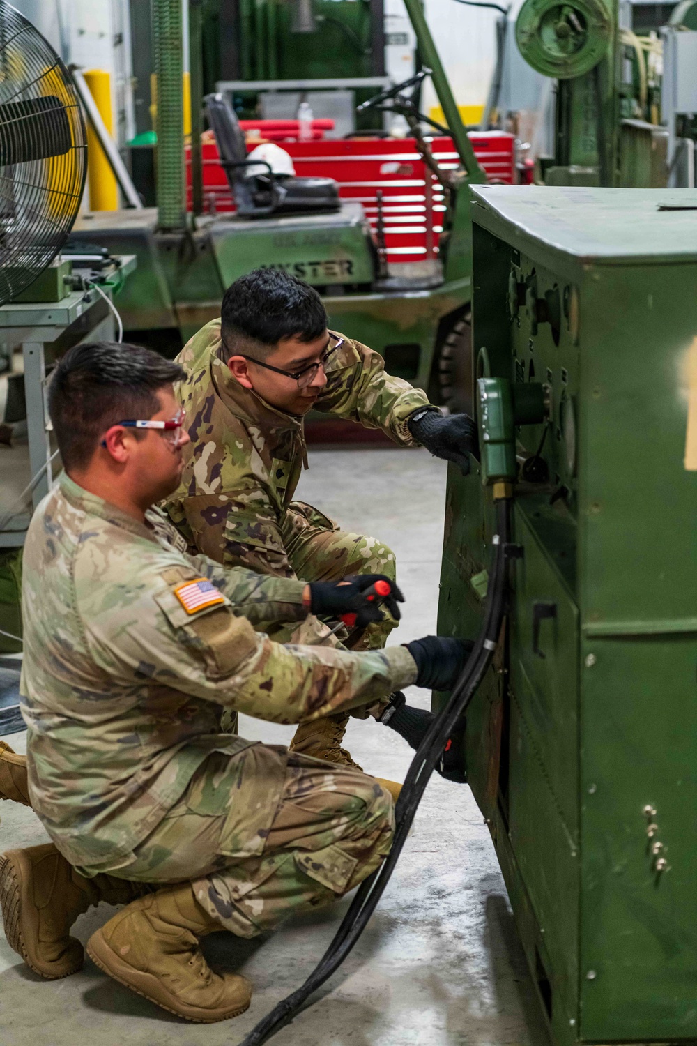 91J10 Quartermaster and Chemical Equipment Repairer Course at Fort McCoy