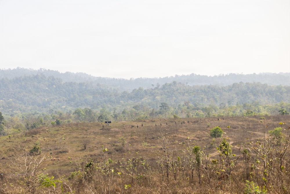 Task Force Ashland Marines Conduct Combined Arms Live Fire Exercise Rehearsal During Exercise Cobra Gold 26