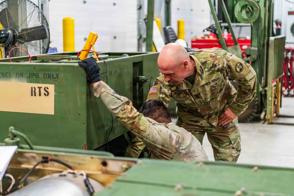 91J10 Quartermaster and Chemical Equipment Repairer Course at Fort McCoy