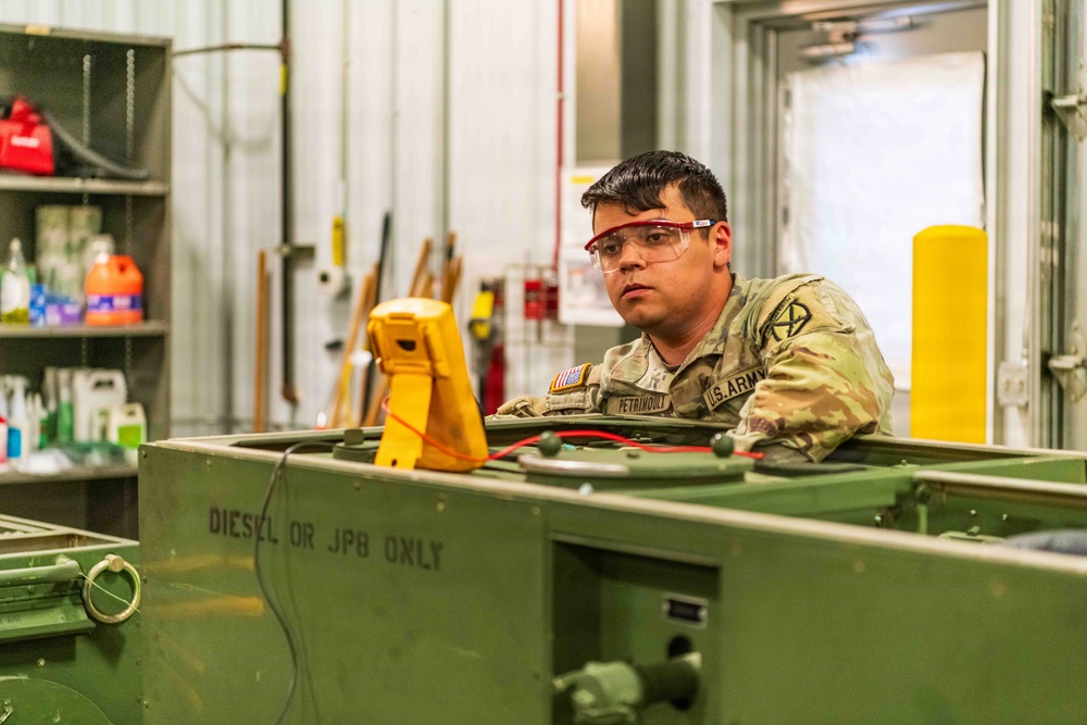 91J10 Quartermaster and Chemical Equipment Repairer Course at Fort McCoy