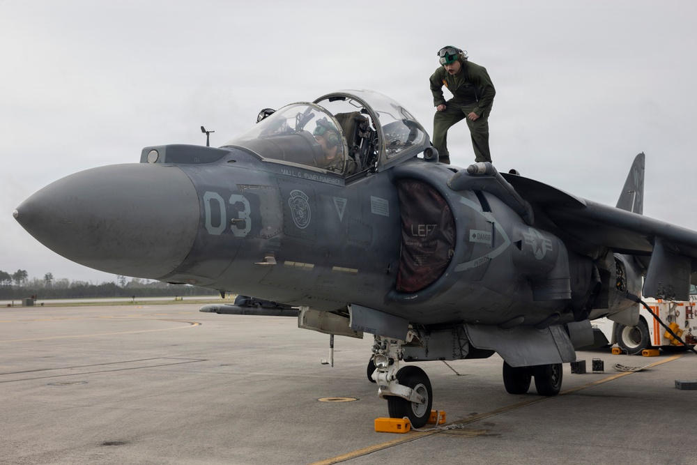 VMA-223 conducts flight operations