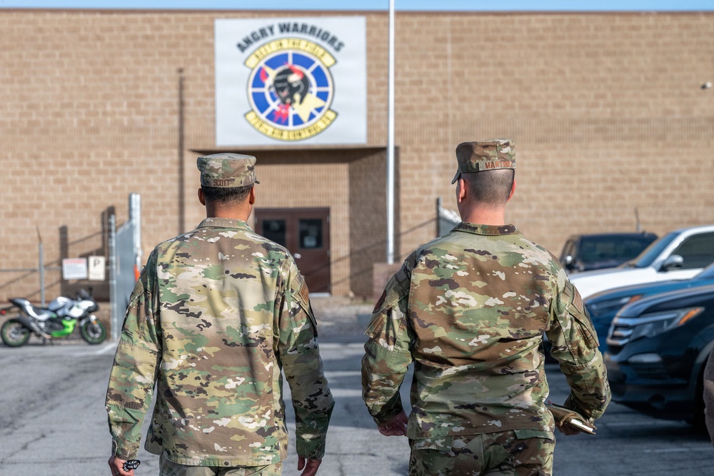AAFES Senior Enlisted Leader reminisces during visit at Hill AFB