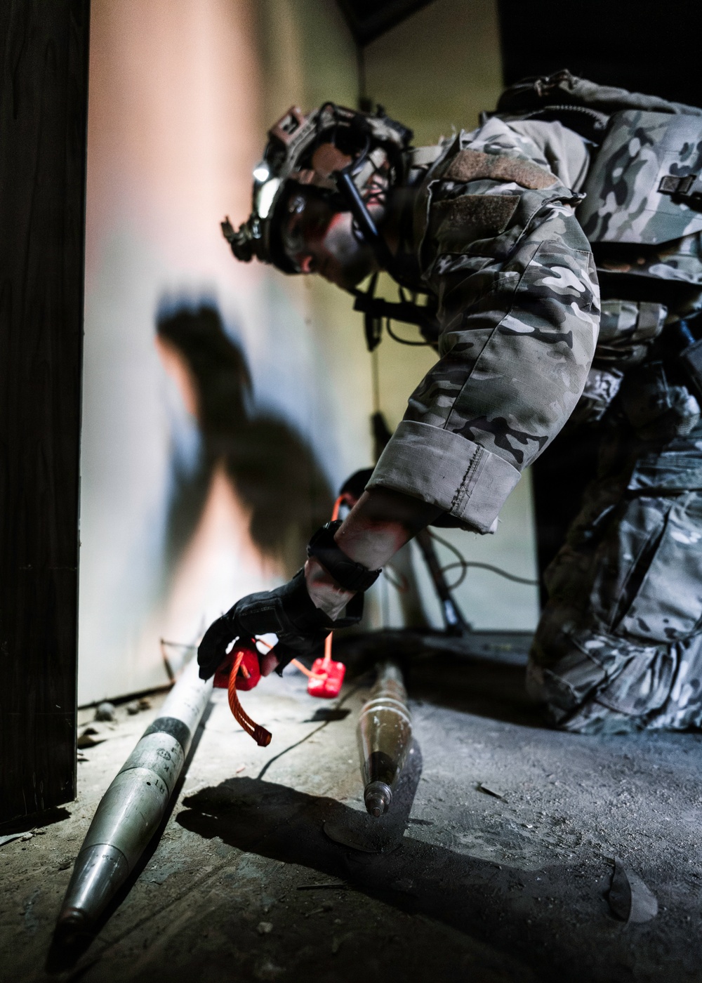 EOD Technicians Render a Weapons Cache Safe