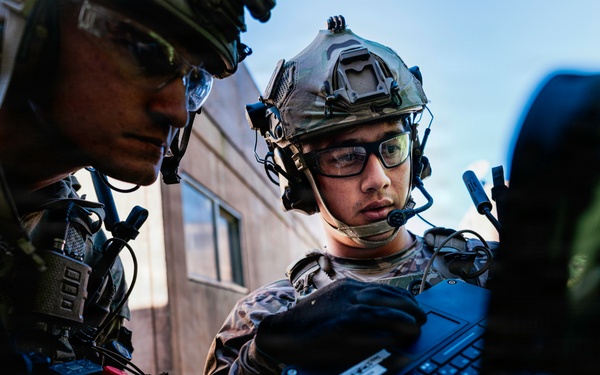 EOD Technicians Render a Weapons Cache Safe