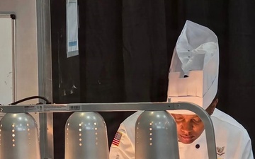 USS Carl Vinson (CVN 70) Sailor competes at Joint Culinary Training Exercise