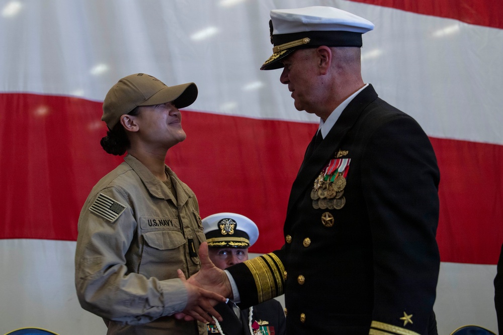 USS Boxer (LHD 4) Changes Command