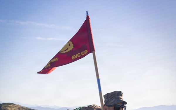 9th Comm Bn Marines conduct conditioning hike