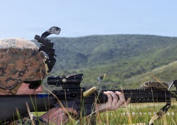 CLR-17 Marines participate in rifle qualification tables 3-6 range