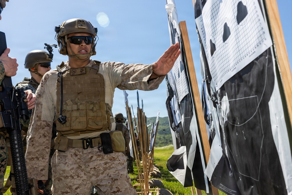 CLR-17 Marines participate in rifle qualification tables 3-6 range