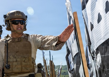 CLR-17 Marines participate in rifle qualification tables 3-6 range