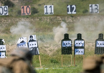 CLR-17 Marines participate in rifle qualification tables 3-6 range