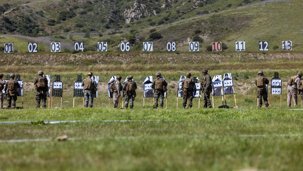 CLR-17 Marines participate in rifle qualification tables 3-6 range