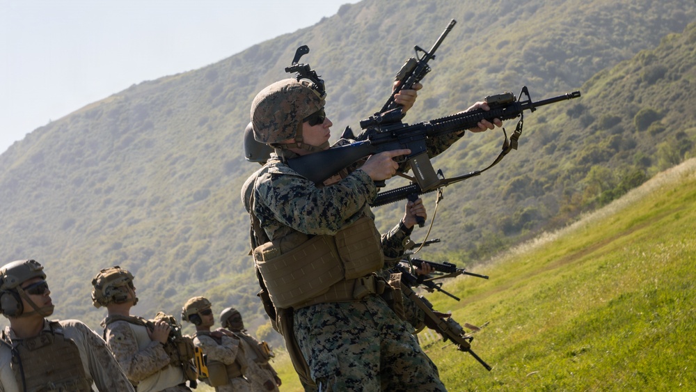 CLR-17 Marines participate in rifle qualification tables 3-6 range