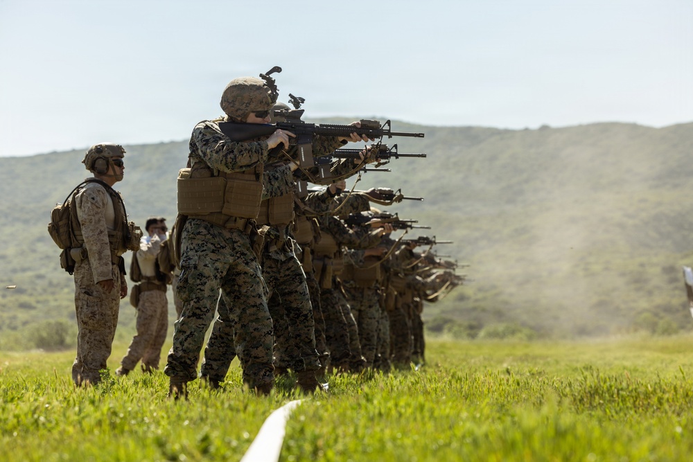 CLR-17 Marines participate in rifle qualification tables 3-6 range