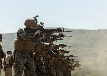 CLR-17 Marines participate in rifle qualification tables 3-6 range