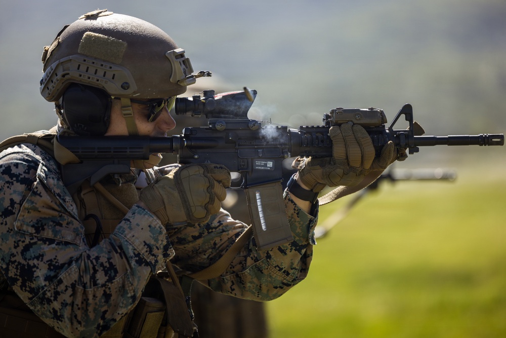 CLR-17 Marines participate in rifle qualification tables 3-6 range