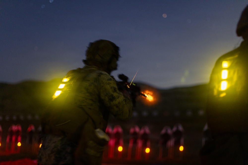 CLR-17 Marines participate in rifle qualification tables 3-6 range