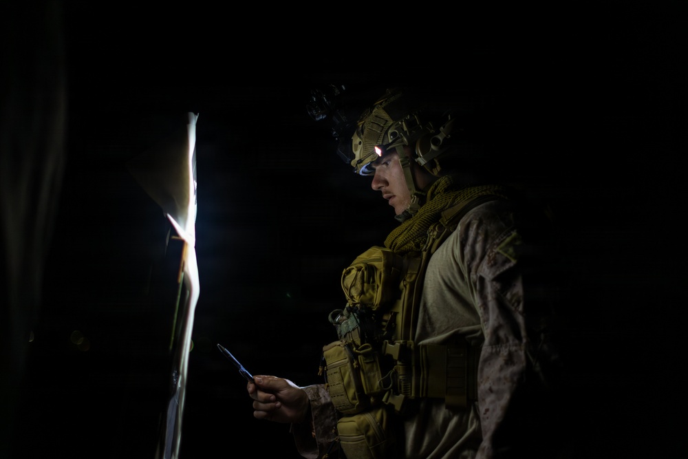 CLR-17 Marines participate in rifle qualification tables 3-6 range