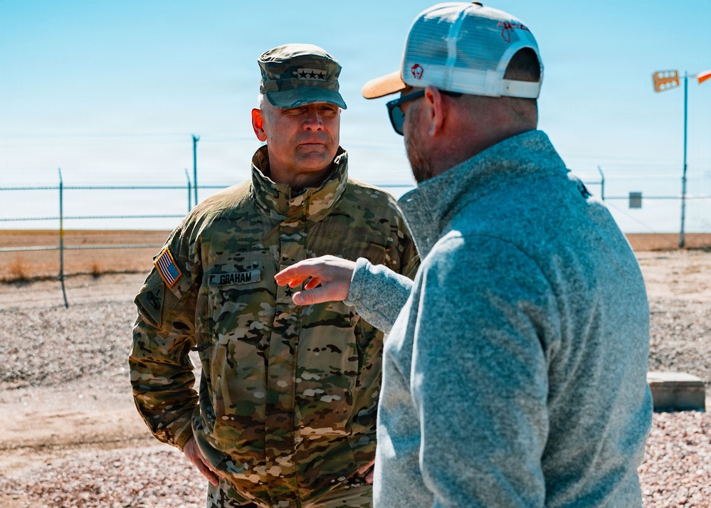 USACE Commanding General Visits F.E. Warren AFB to Assess Sentinel Infrastructure Requirements