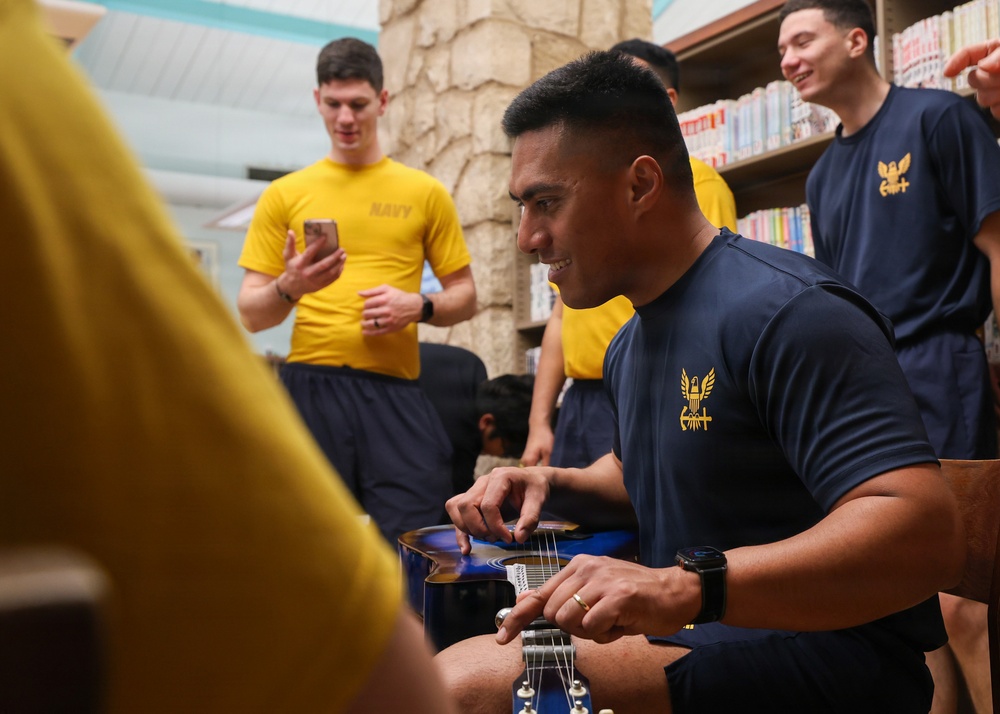 Navy Week 2026 Hosts Waikiki Public Library Guitar Lessons