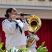 Pacific Fleet Band Sailors perform at Ala Moana Centerstage during Navy Week Hawai’i 2026