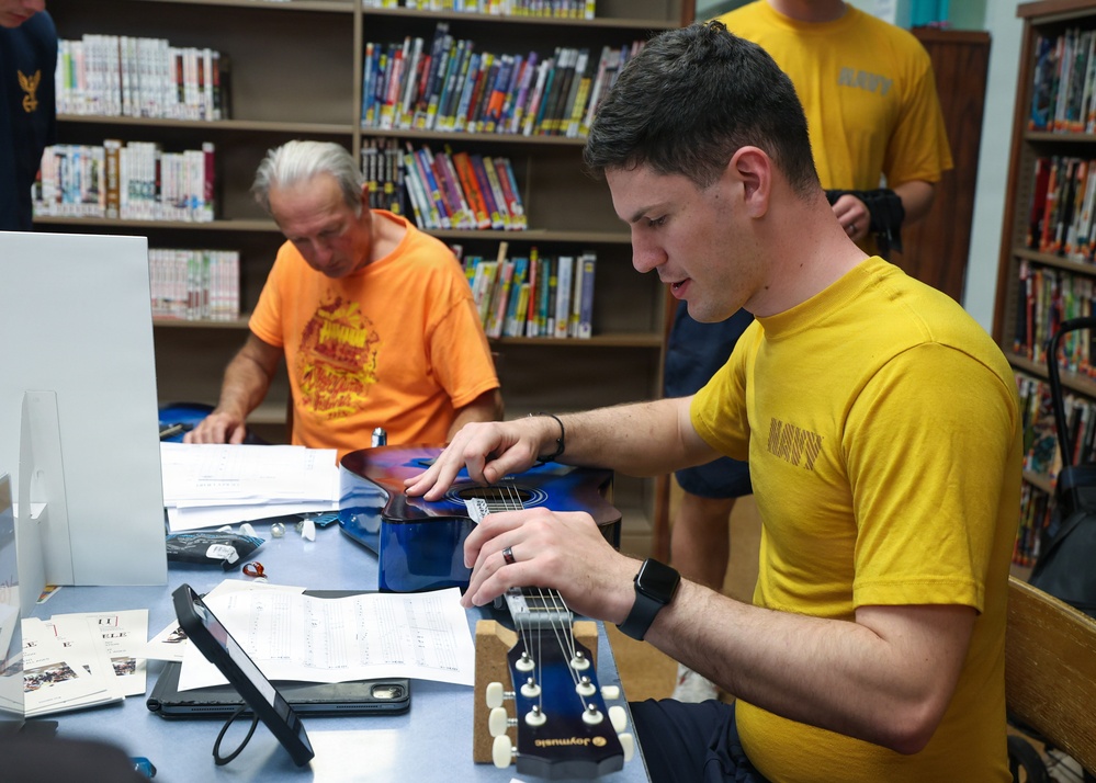 Navy Week 2026 Hosts Waikiki Public Library Guitar Lessons