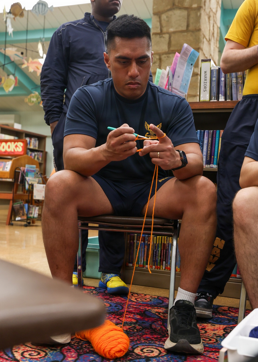 Navy Week 2026 Hosts Waikiki Public Library Knitting Lessons