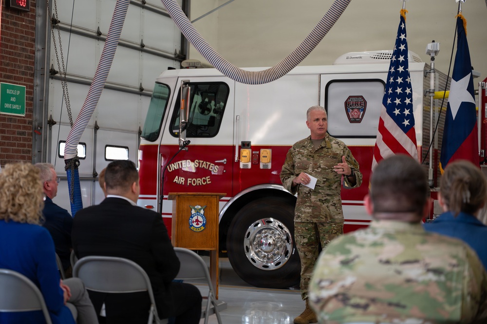 Goodfellow AFB Fire Department Dorm Renovation Ribbon Cutting