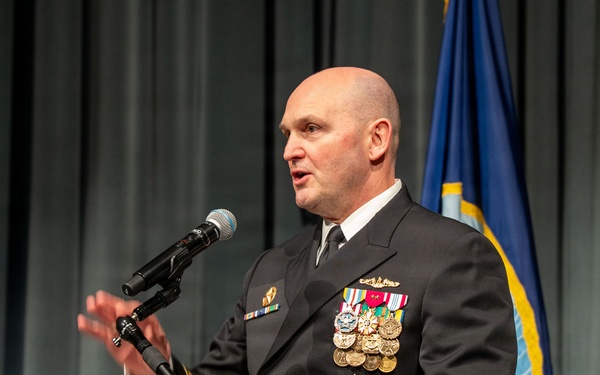 Cmdr. Matthew Fisher relieves Cmdr. George Watkins as commanding officer of USS Nevada (SSBN 733) Gold Crew
