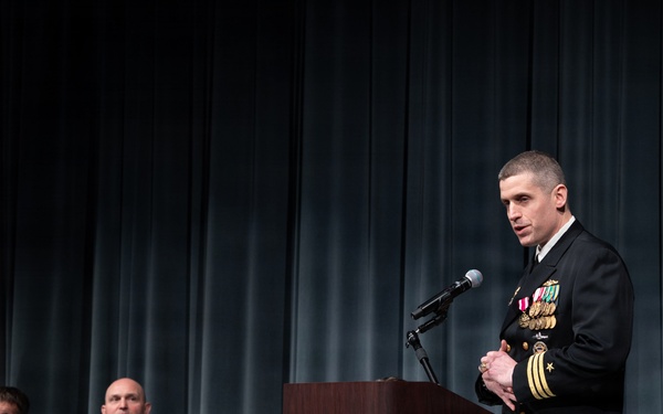 Cmdr. Matthew Fisher relieves Cmdr. George Watkins as commanding officer of USS Nevada (SSBN 733) Gold Crew