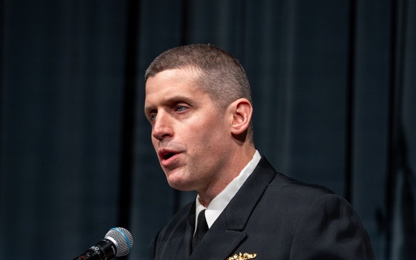 Cmdr. Matthew Fisher relieves Cmdr. George Watkins as commanding officer of USS Nevada (SSBN 733) Gold Crew