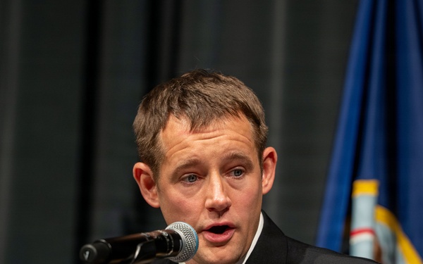 Cmdr. Matthew Fisher relieves Cmdr. George Watkins as commanding officer of USS Nevada (SSBN 733) Gold Crew