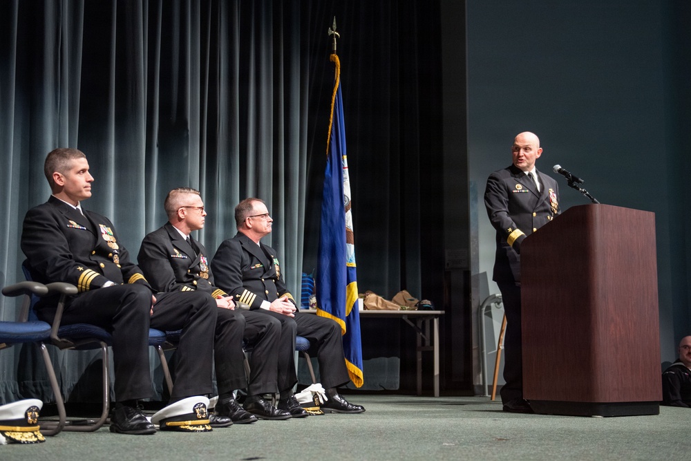 Cmdr. Matthew Fisher relieves Cmdr. George Watkins as commanding officer of USS Nevada (SSBN 733) Gold Crew