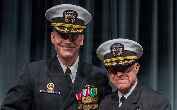 Cmdr. Matthew Fisher relieves Cmdr. George Watkins as commanding officer of USS Nevada (SSBN 733) Gold Crew