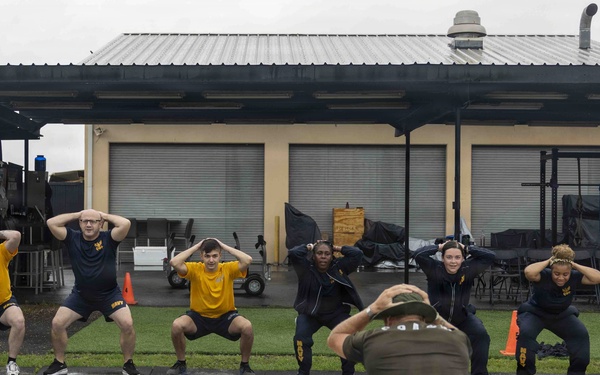 Hawaiʻi Navy Week: Sailors participate in Physical Training at Ewa Beach