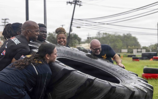 Hawaiʻi Navy Week: Sailors participate in Physical Training at Ewa Beach