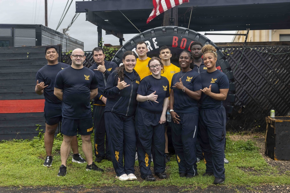 Hawaiʻi Navy Week: Sailors participate in Physical Training at Ewa Beach