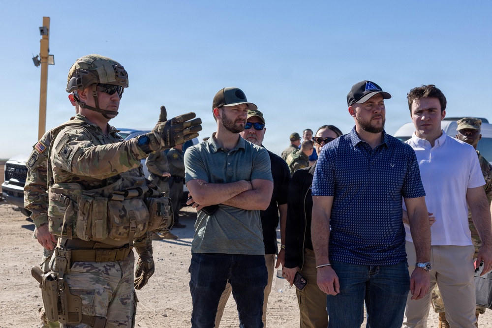 Senior Advisor for Secretary of War visits Joint Task Force Southern Border